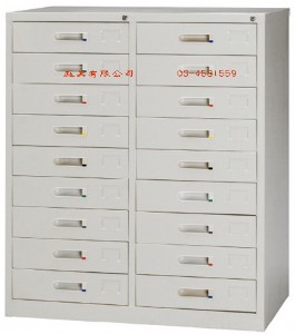 十八抽屜鋼製公文櫃W90xD45xH106cm